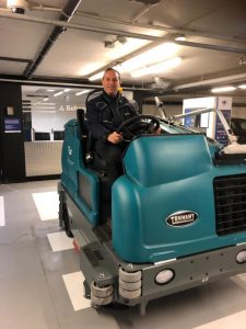 parkeergarage schrobmachine interparking ij amsterdam