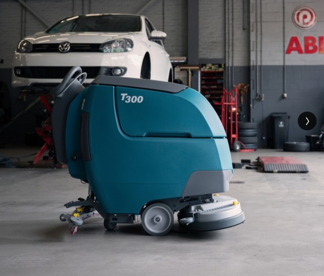 schrobmachine werkplaats auto